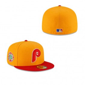 Philadelphia Phillies Mustard 59FIFTY Fitted Hat