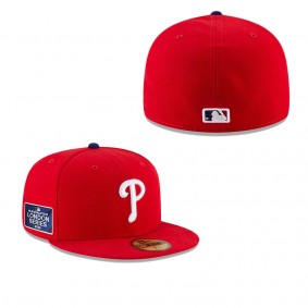 Men's Philadelphia Phillies Red 2024 MLB World Tour London Series 59FIFTY Fitted Hat