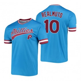 Philadelphia Phillies J.T. Realmuto Light Blue Cooperstown Collection Stitches Jersey