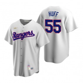 Texas Rangers Sam Huff Nike White Cooperstown Collection Home Jersey