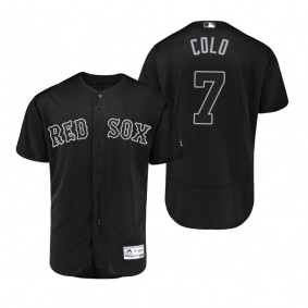 Red Sox Christian Vazquez Colo Black 2019 Players' Weekend Authentic Jersey