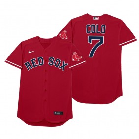 Boston Red Sox Christian Vazquez Colo Red 2021 Players' Weekend Nickname Jersey