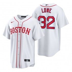 Boston Red Sox Derek Lowe White 2021 Patriots' Day Replica Jersey