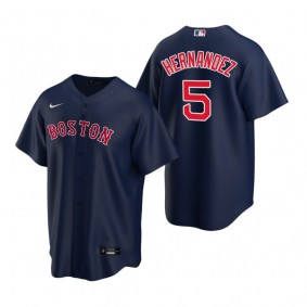 Boston Red Sox Enrique Hernandez Nike Navy Replica Alternate Jersey