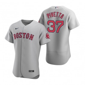 Men's Boston Red Sox Nick Pivetta Nike Gray Authentic Road Jersey