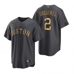 Boston Red Sox Xander Bogaerts Charcoal 2022 MLB All-Star Game Replica Jersey
