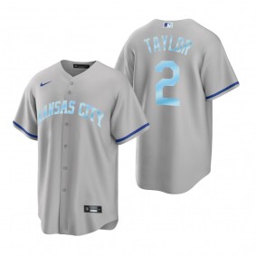 Kansas City Royals Michael A. Taylor Gift Replica Gray 2022 Father's Day Jersey