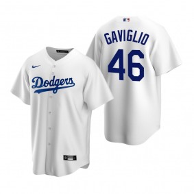 Men's Los Angeles Dodgers Sam Gaviglio Nike White Replica Home Jersey