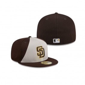 Men's San Diego Padres Brown 2024 Batting Practice 59FIFTY Fitted Hat