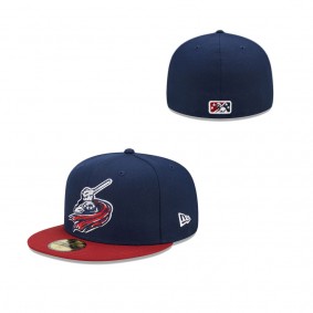 Men's Somerset Patriots Blue Red Marvel x Minor League 59FIFTY Fitted Hat