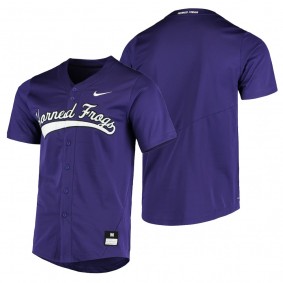 TCU Horned Frogs Purple Vapor Untouchable Elite Baseball Jersey