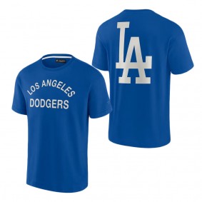 Unisex Los Angeles Dodgers Fanatics Signature Royal Super Soft Short Sleeve T-Shirt