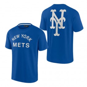 Unisex New York Mets Fanatics Signature Royal Super Soft Short Sleeve T-Shirt