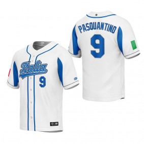 Vinnie Pasquantino Italy Baseball White 2023 World Baseball Classic Replica Jersey