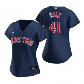 Women's Boston Red Sox Chris Sale Nike Navy 2020 Replica Alternate Jersey