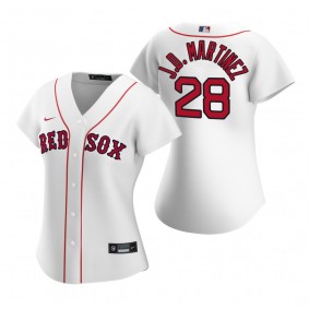 Women's Boston Red Sox J.D. Martinez Nike White 2020 Replica Home Jersey