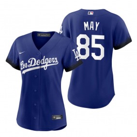 Women's Los Angeles Dodgers Dustin May Royal 2021 City Connect Replica Jersey