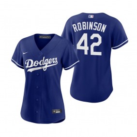 Women's Los Angeles Dodgers Jackie Robinson Royal Replica Alternate Jersey