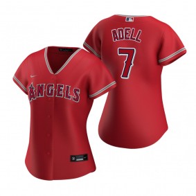 Women's Los Angeles Angels Jo Adell Red Replica Jersey