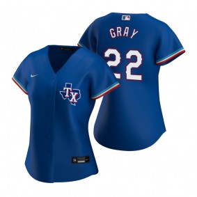 Women's Texas Rangers Jon Gray Royal Replica Jersey