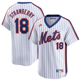 Women's New York Mets Navy Darryl Strawberry Throwback Cooperstown Limited Jersey