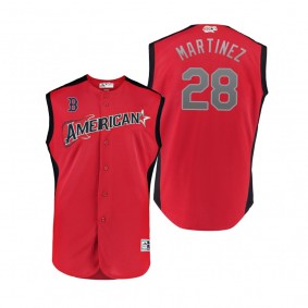Youth American League Red Sox J.D. Martinez Red 2019 MLB All-Star Game Jersey