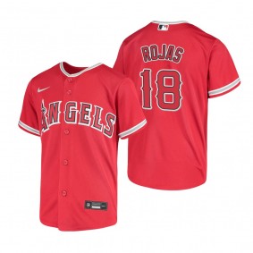 Youth Los Angeles Angels Jose Rojas Nike Red Replica Jersey