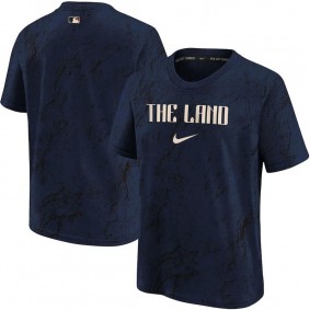 Youth Cleveland Guardians Navy 2024 City Connect Legend Performance T-Shirt