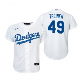 Youth Los Angeles Dodgers Blake Treinen Nike White Replica Home Jersey
