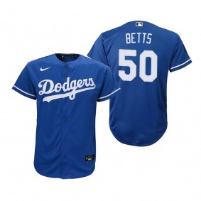 Youth Los Angeles Dodgers Mookie Betts Nike Royal Replica Alternate Jersey