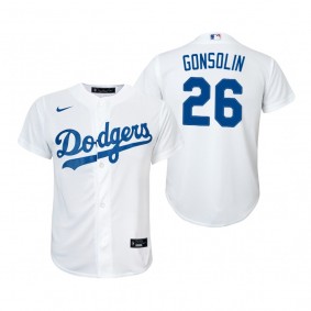 Youth Los Angeles Dodgers Tony Gonsolin Nike White Replica Home Jersey
