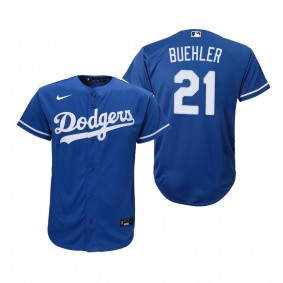 Youth Los Angeles Dodgers Walker Buehler Nike Royal Replica Alternate Jersey