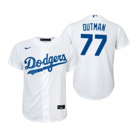 Youth Los Angeles Dodgers James Outman Nike White Replica Home Jersey