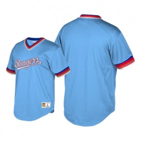 Texas Rangers Light Blue Cooperstown Collection Mitchell & Ness Jersey Youth